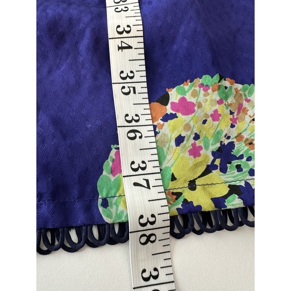 Maeve Anthropologie Dress Womens‎ Size 0 Small 100% Silk Midi Soft Summer Resort - Picture 7 of 8